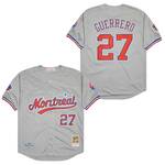 VLADIMIR GUERRERO Montreal Expos Baseball Throwback Jersey grey