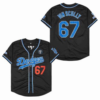 Vin Scully Los Angeles Dodgers Jersey Mitchell & Ness black men women youth size S-6XL