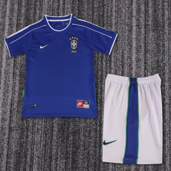 Vintage children's wear Brazil 1998 away customize name and number
