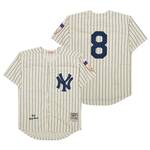 Yogi Berra New York Yankees Jersey cream Mitchell & Ness men women youth size S-6XL