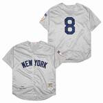Yogi Berra New York Yankees Jersey gray Mitchell & Ness retro