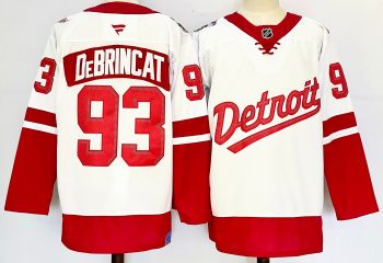 #93 Alex DeBrincat Detroit Red Wings stitched white new hockey jersey MEN WOMEN YOUTH S-6XL SIZE