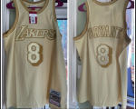 KOBE BRYANT Gold JERSEY Basketball Embroidered Black NBA Lakers MEN WOMEN YOUTH S-6XL SIZE
