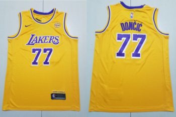 Luka Dončić Los Angeles Lakers Unisex Swingman Jersey - Icon Edition - Gold