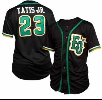 Estrellas Orientales Robinson Canó #24 Replica Player Jersey Black men women youth size S-6XL
