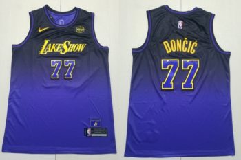 Luka Dončić Los Angeles Lakers Unisex Swingman basketball Jersey - stitched - purple