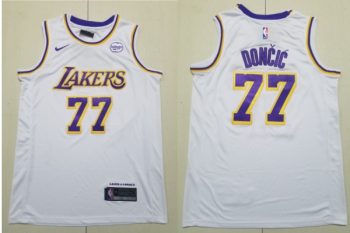 Luka Dončić Los Angeles Lakers Unisex Swingman basketball Jersey - stitched -white
