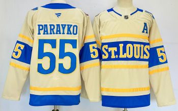 #55 PARAYKO ST. Louis Blues stitched hockey jersey MEN WOMEN YOUTH S-6XL SIZE