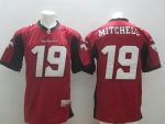 Custom CFL Calgary Stampeders #19 Bo Levi Mitchell Red Jersey men women youth S-6XL size