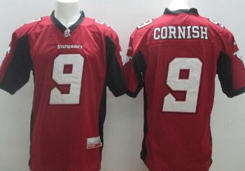 Custom CFL Calgary Stampeders #9 Jon Cornish Red Jersey men women youth S-6XL size