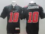 Custom CFL Ottawa RedBlacks #10 Kierrie Johnson Black Jersey men women youth S-6XL