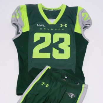 Custom XFL Orlando Guardians Dark Green Home Stitched Football Jersey men women youth S-6XL size