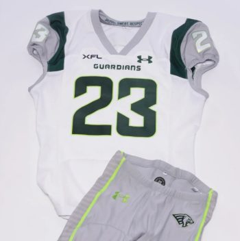 Custom XFL Orlando Guardians White Away Stitched Football Jersey men women youth S-6XL size
