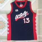 1996 Atlanta Olympic Dream 3 Shaquille O ‘Neal USA13 dark blue embroidered jersey