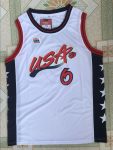 American Dream SAN Finney at the 1996 Atlanta Olympics. Hardaway USA6 white embroidered jersey