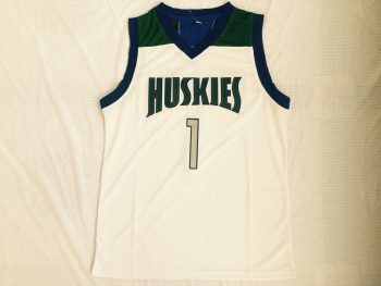 Ball number one Lamelo Ball white high school jersey