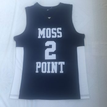 Booker High School No. 2 navy embroidered jersey