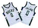 Bucks # 0 White Fan version - Damian. Lillard