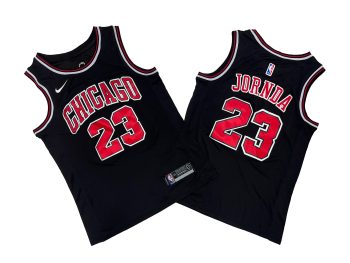 Bulls # 23 Black fan Edition jersey - Michael. Jordan
