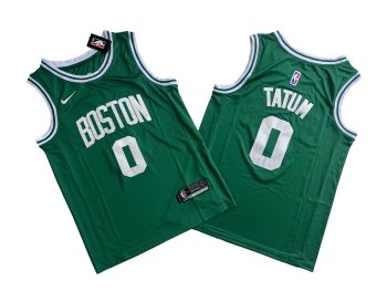 Celtics No. 0 green fan edition jersey - Jason. Tatum