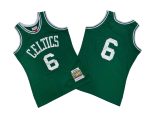Celtics No. 6 Green 67-68 season Mitchell throwback jersey - Beal. Russell
