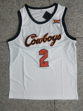 College No. 2 Cade Cunningham white jersey