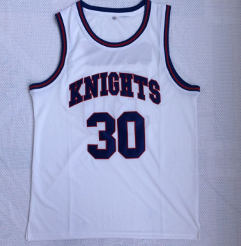 Curry No. 30 high school white jersey