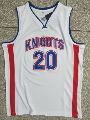 Curry high school number 20 white jersey