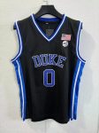 Duke Jared McCain # 0 black embroidered jersey