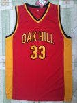 Durant Oak Hill High School red No. 33 jersey