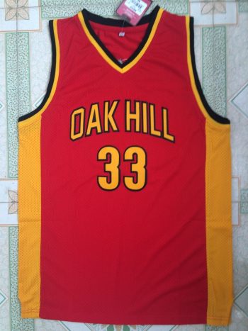 Durant Oak Hill High School red No. 33 jersey