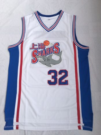 Fredette Shanghai No. 32 white embroidered jersey