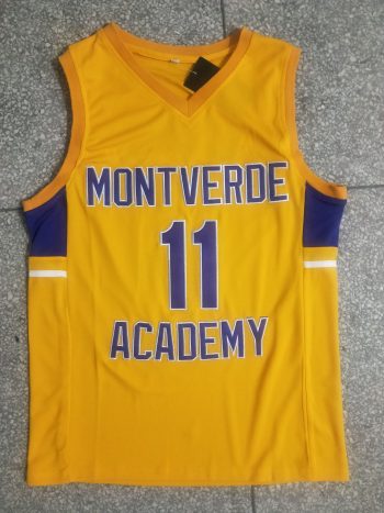 High school number 11 Scottie Barnes yellow jersey
