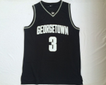 Iverson Georgetown University No. 3 black jersey