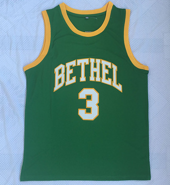Iverson High School number #3 green jersey