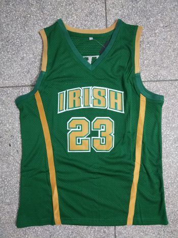 James High School number 23 green jersey