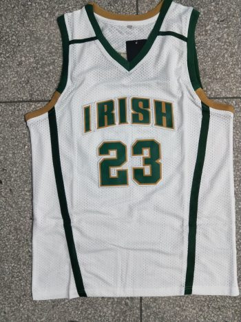 James High School number 23 white jersey