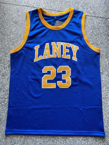 Jordan High School number 23 blue jersey
