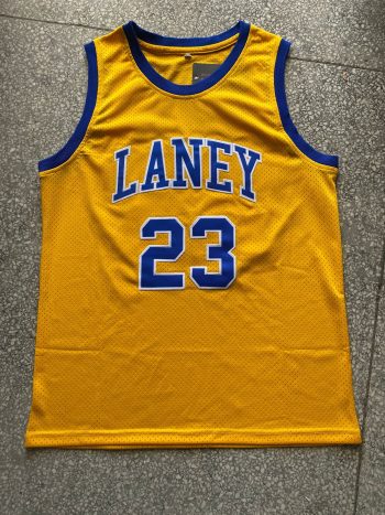 Jordan High School number 23 yellow jersey