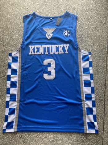 Kentucky No. 3 Maxie blue jersey