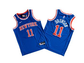 Knicks No. 11 Blue fan version - Jaylen. Brunson