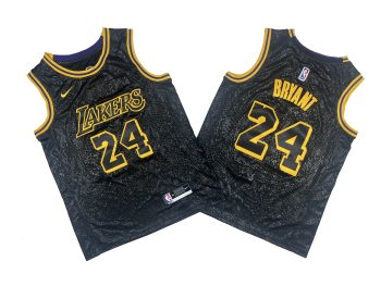 Lakers # 24 snakeskin City Edition jersey - Kobe Bryant. Bryant
