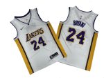 Lakers # 24 white V-neck fan version – Kobe Bryant. Bryant