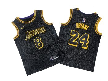 Lakers 8+24 snakeskin City Edition jersey - Kobe Bryant. Bryant