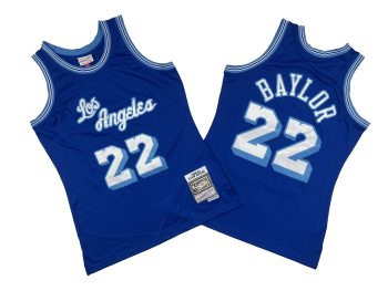 Lakers No. 22 Chaelan 60-61 Mitchell throwback jersey - El. Quimbele