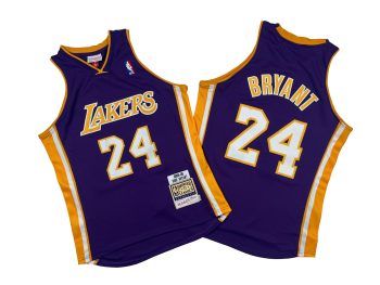Lakers No. 24 Purple 2008-09 Michelle throwback jersey - Kobe Bryant. Bryant