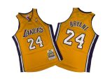 Lakers No. 24 yellow 2008-09 Michelle throwback jersey - Kobe Bryant