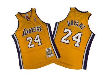 Lakers No. 24 yellow 2008-09 Michelle throwback jersey - Kobe Bryant