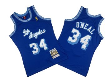 Lakers No. 34 Chanelan 96-97 Mitchell throwback jersey - Shaquille. O 'Neal