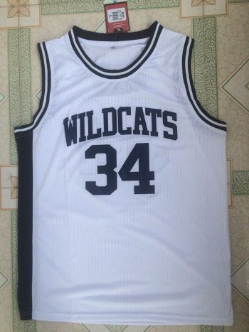 Len Bias # 34 vintage high school white jersey
